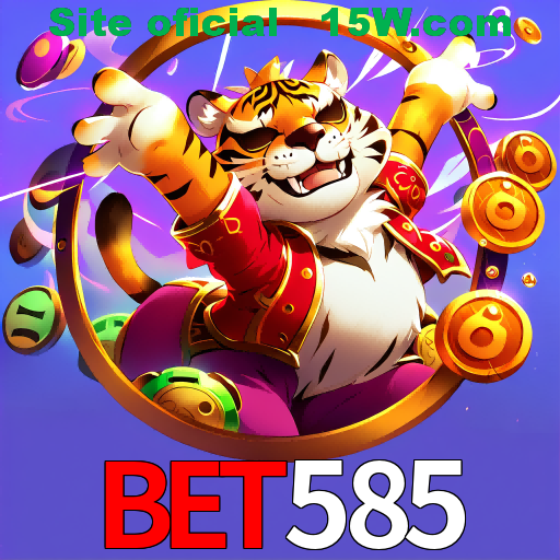 Imagem promocional da BET585 mostrando a plataforma e suas vantagens